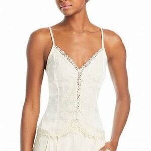 Lucy Paris - Elegant Cream Lace Camisole